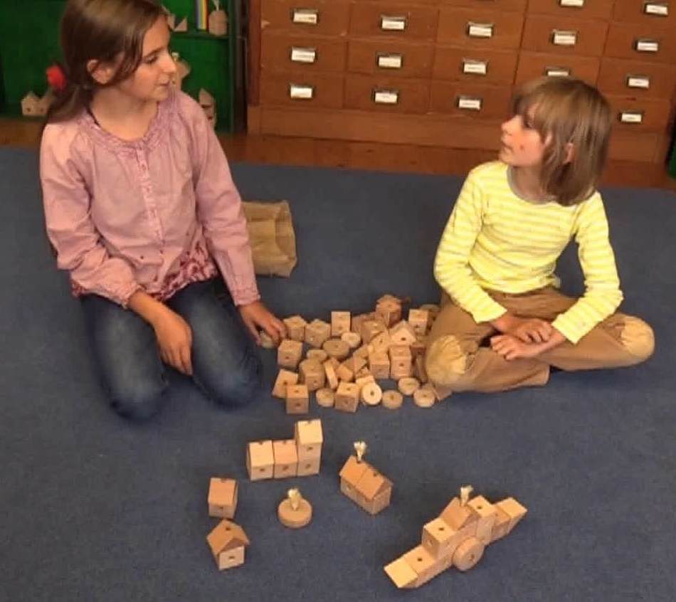 So sieht die Testabteilung für den Holzbaukasten aus